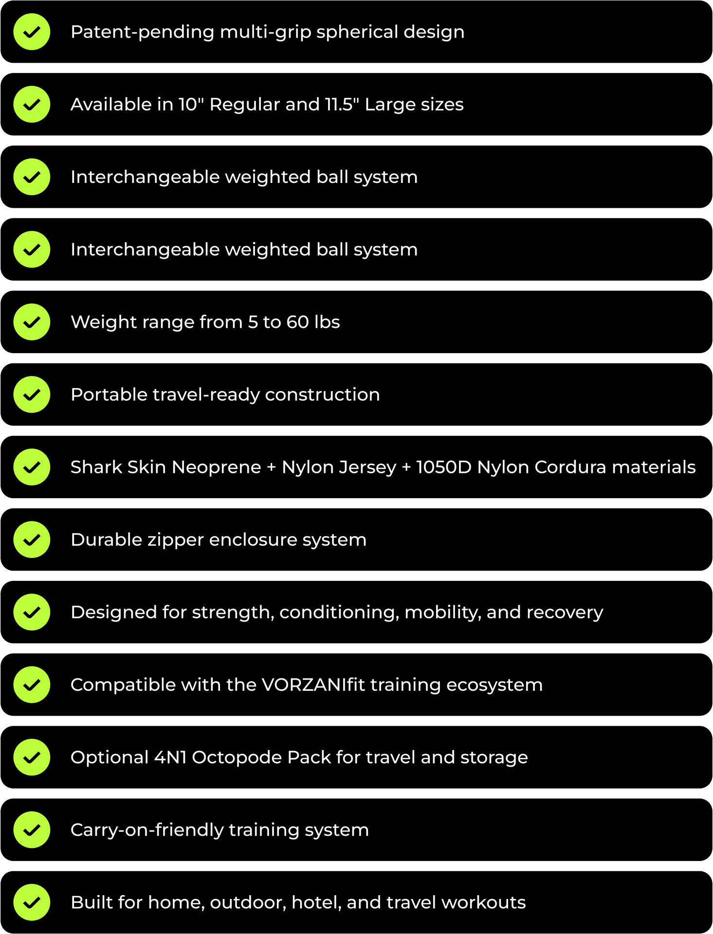 Specifications