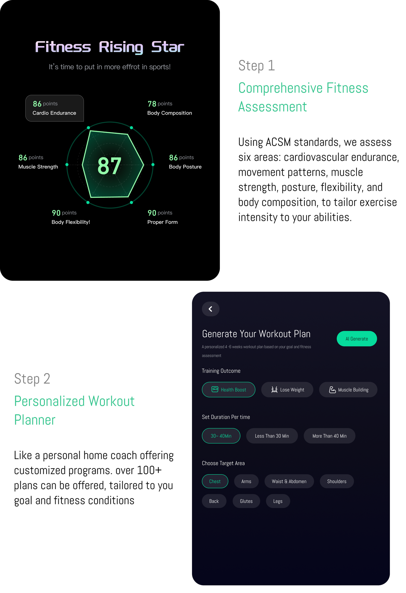 AI Coach System: Custom Workout Routine in 4 Steps