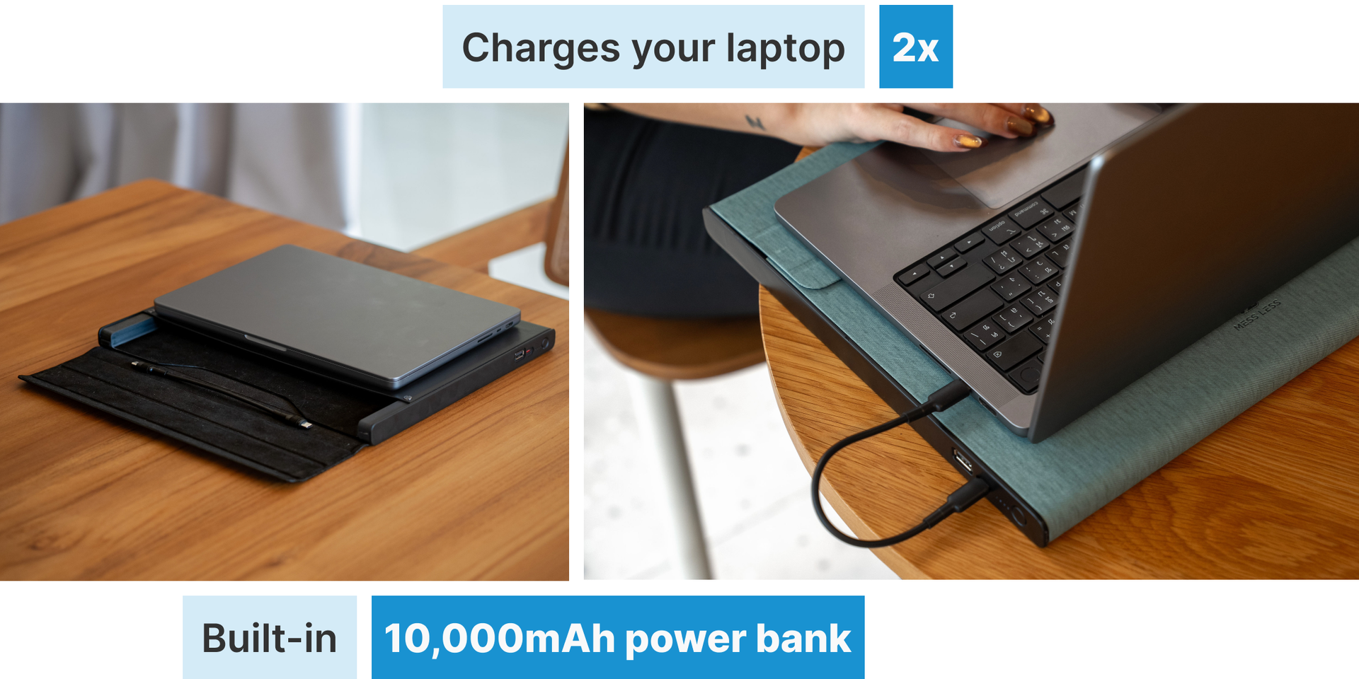 Recharge Your Laptop Twice