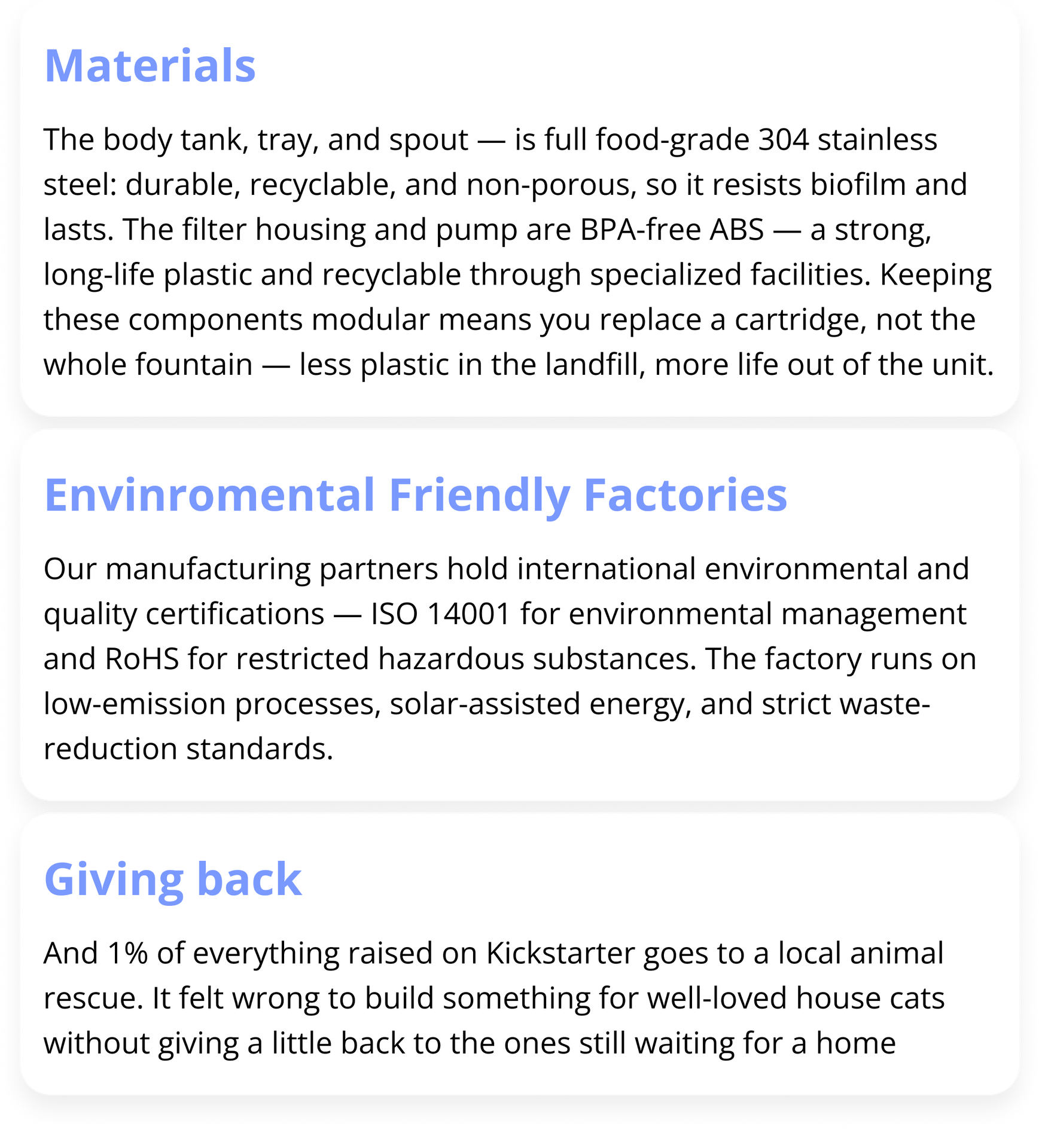 Environmental Commitment