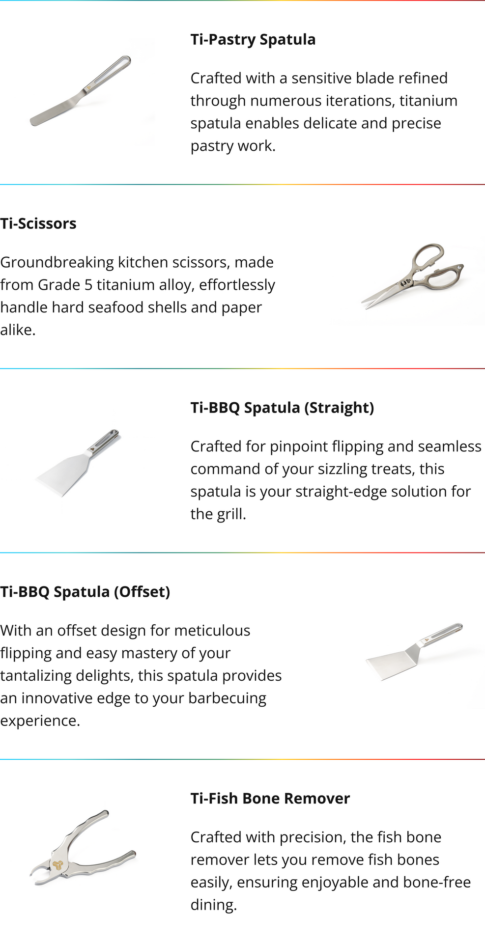 Titanium Kitchen Tools