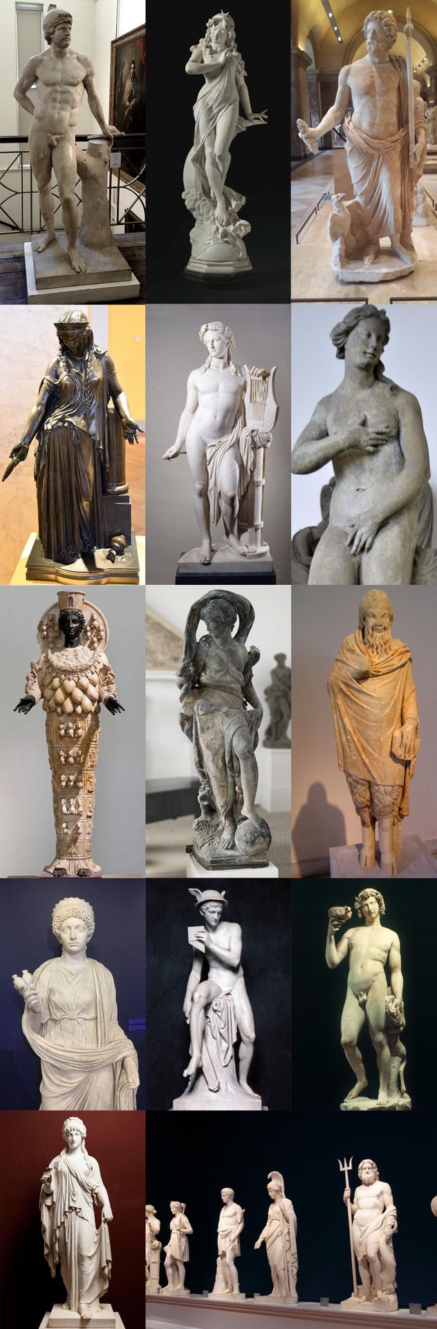 Some of the Original Sculptures