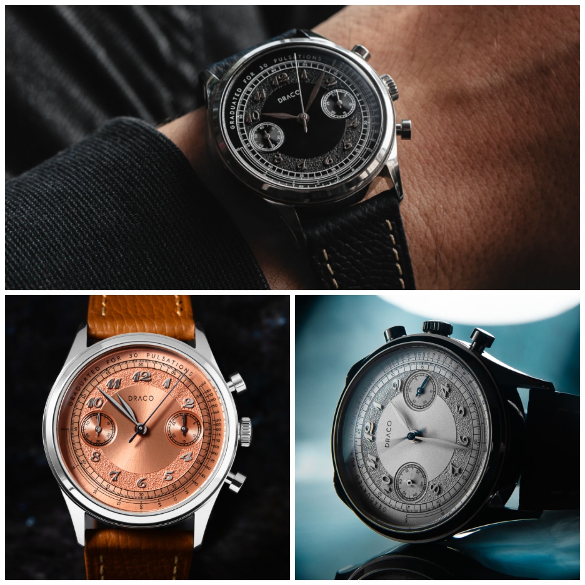 STELLAR Hand-Wound Chronograph: 389$