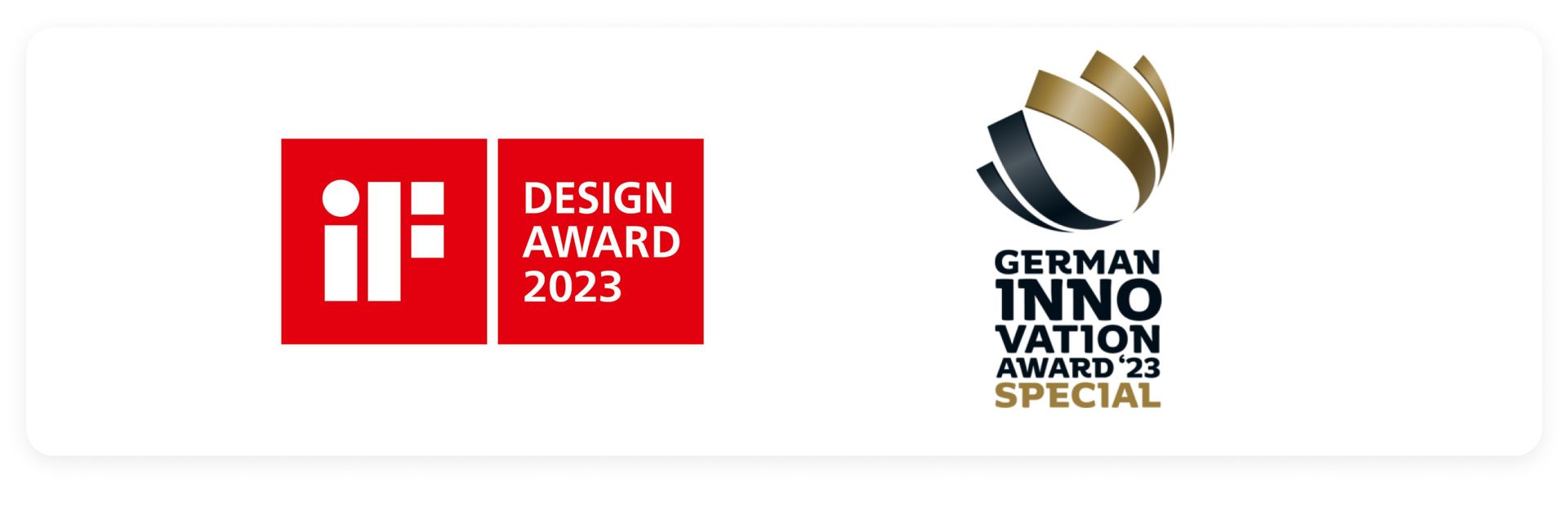 German Innovation Award & iF Design Award Winner