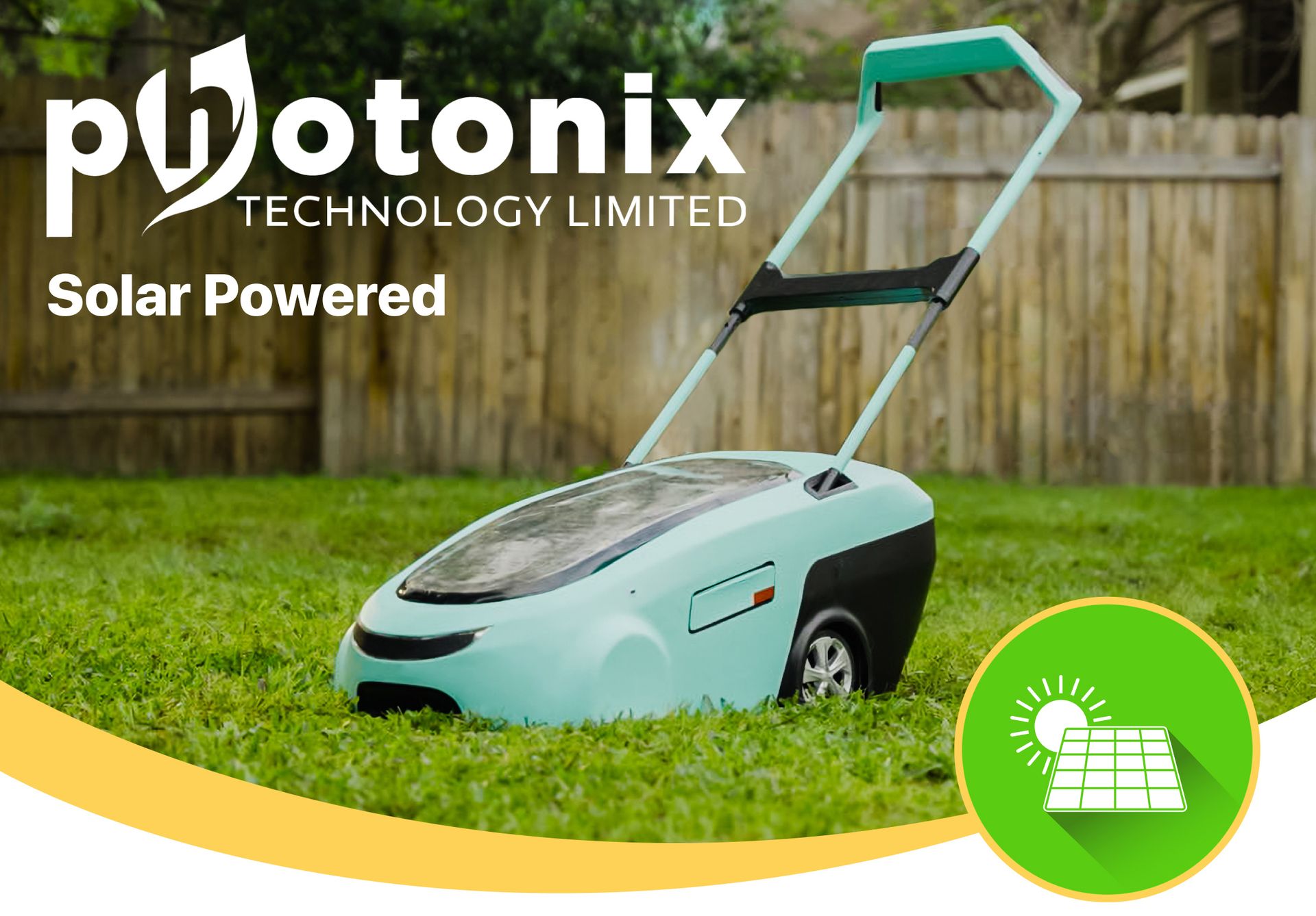 Solar mower sale