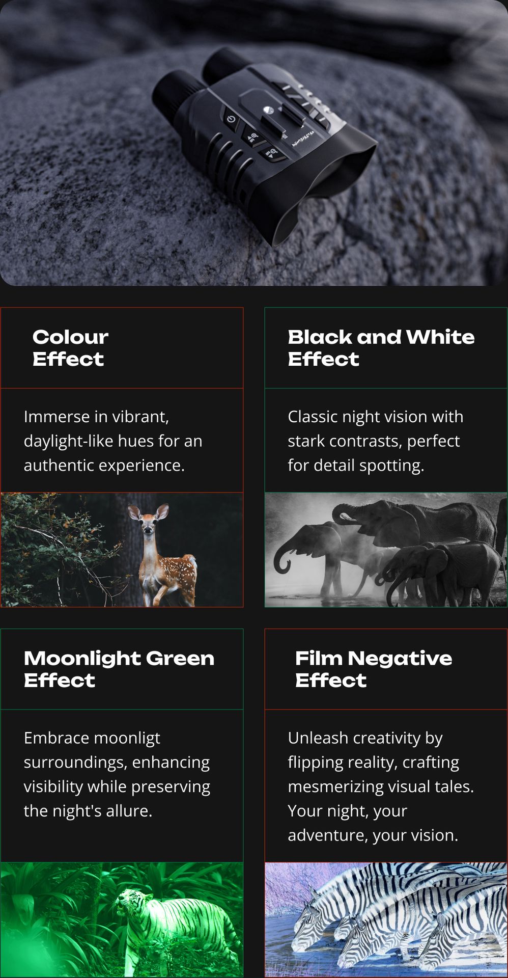 4 Dynamic Effects Tailored To The Dark