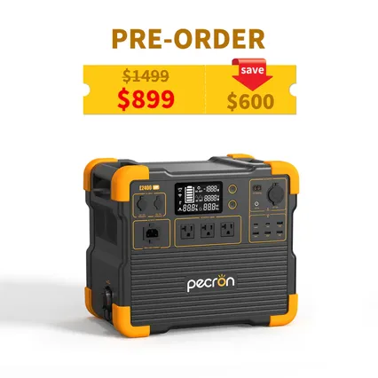 Pre-order | PECRON E2400LFP Portable Power Station