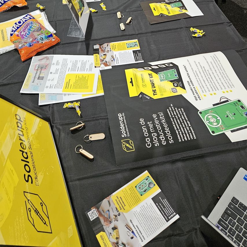 Solderupp combines electronics with art