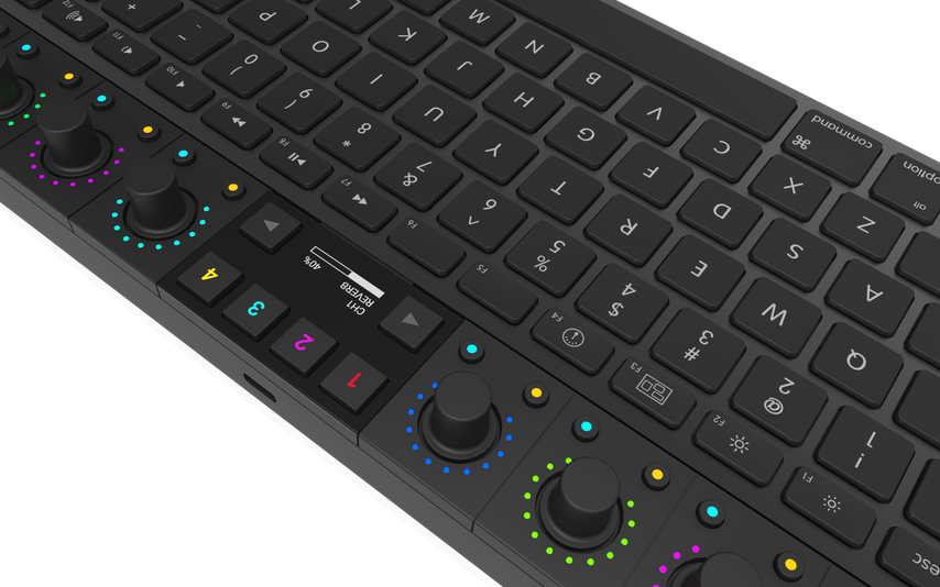 Compact and dedicated controls.