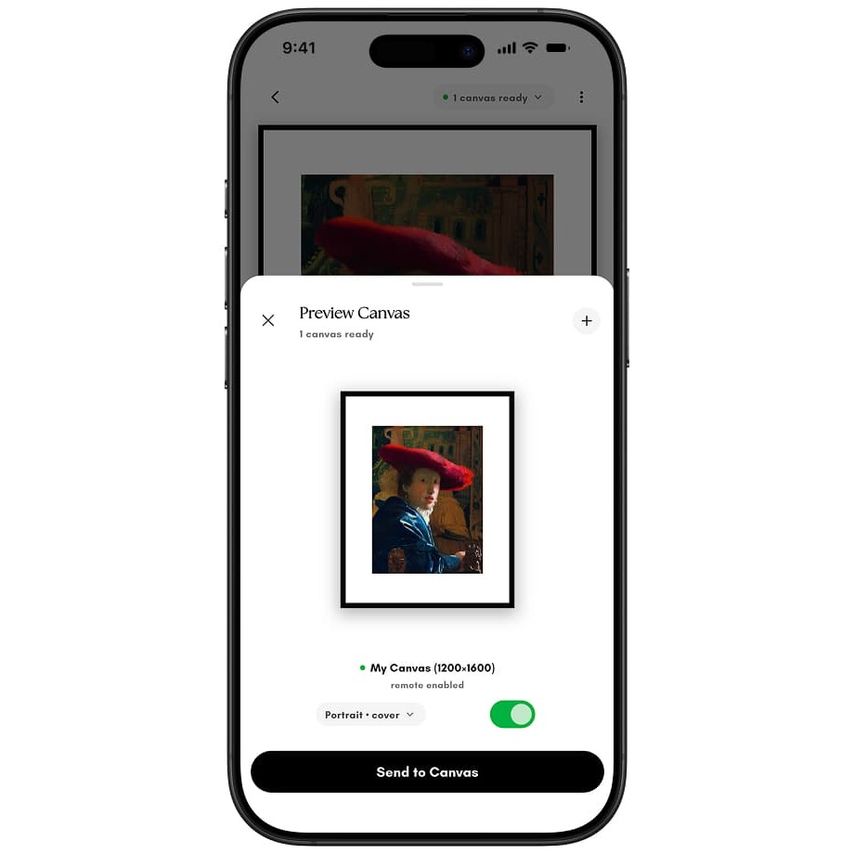 From your phone to your space in three steps.
