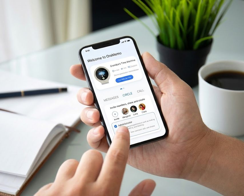 With the Family Circle App for Family Members
