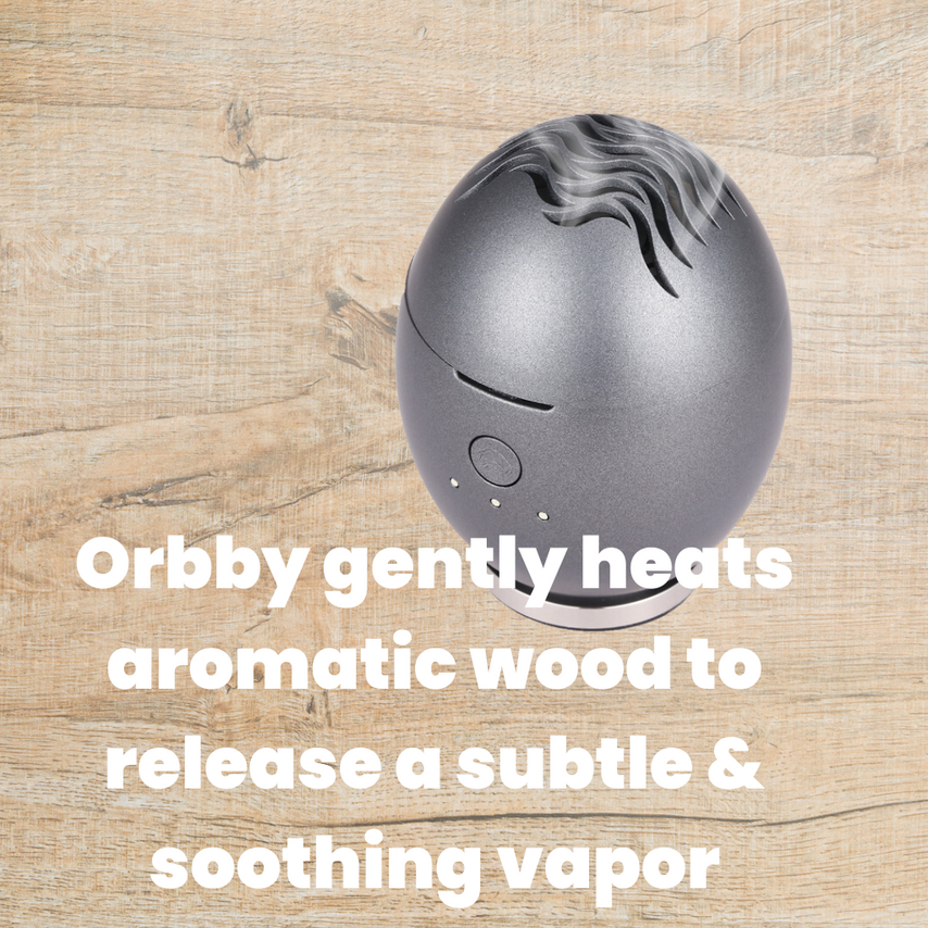 Orbby only emits a gentle vapor