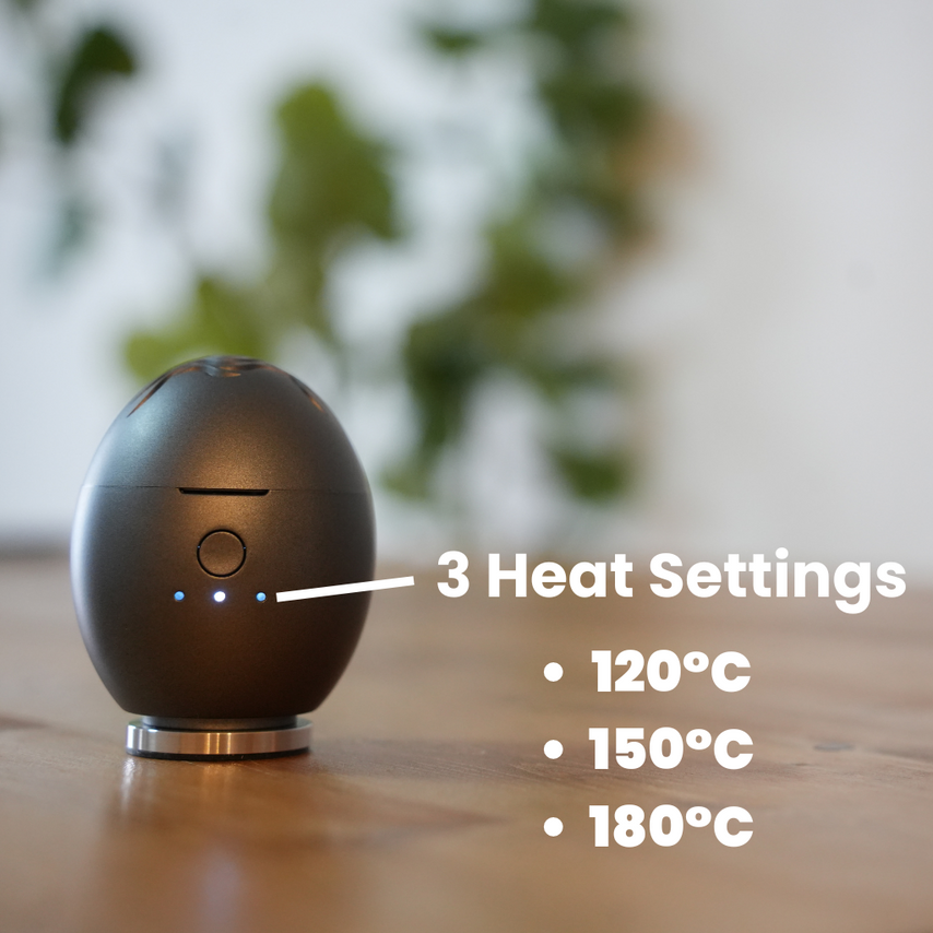 3 heat settings to suit your mood