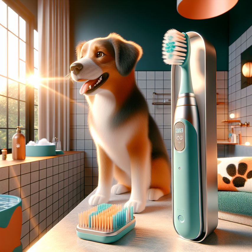 Automatic Pet Toothbrush for Gentle Cleaning