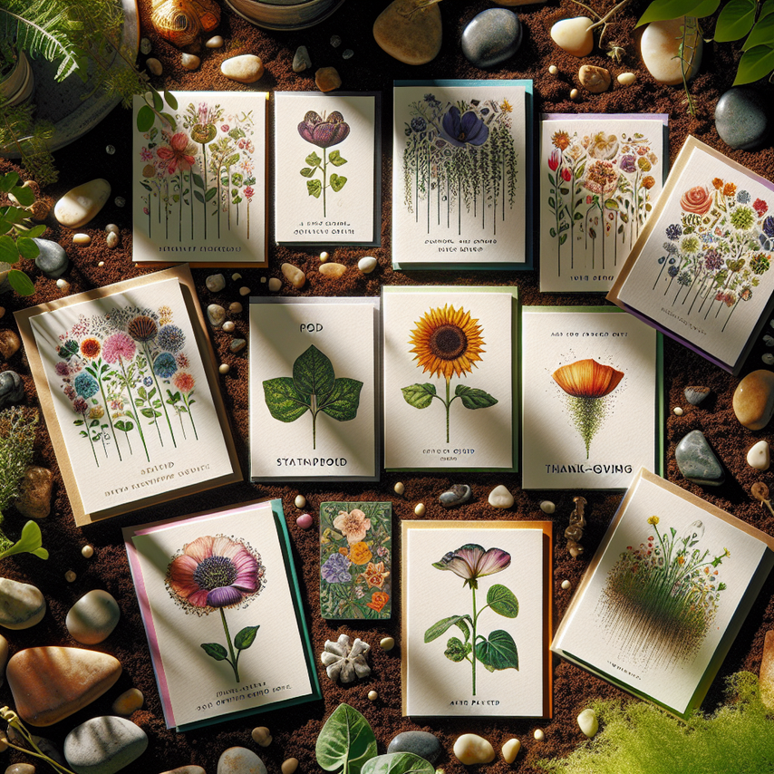 Sustainable Plantable Greeting Cards