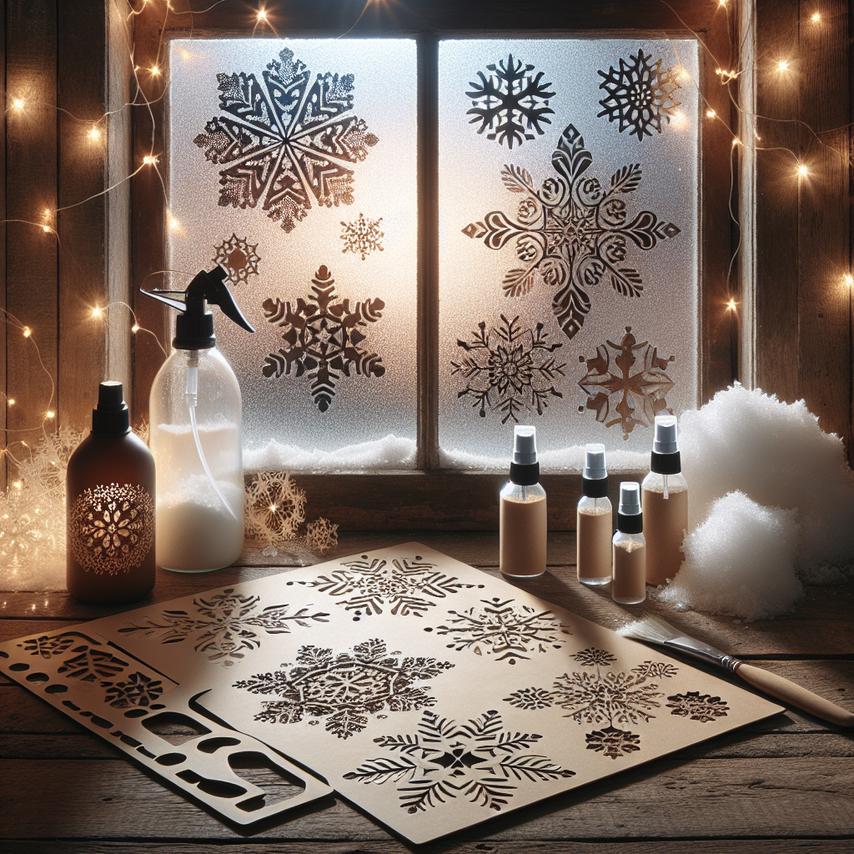 Transform Windows with IceArt Stencils