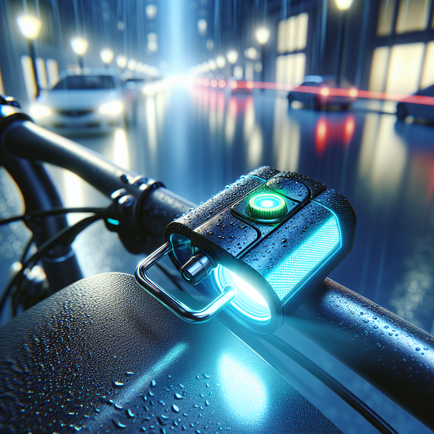 Alampje: Detachable Bike Light & Alarm