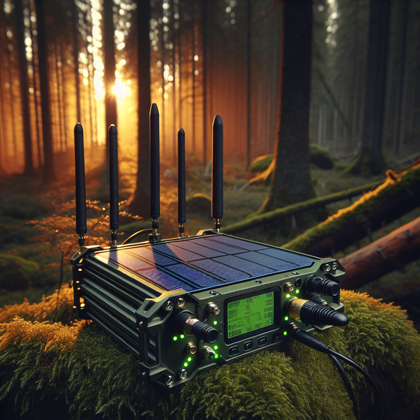 Solar-Powered Off-Grid Communications Node