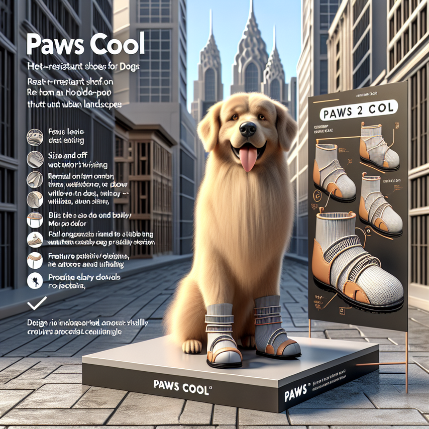 PawsCool: Heat-Resistant Canine Footwear