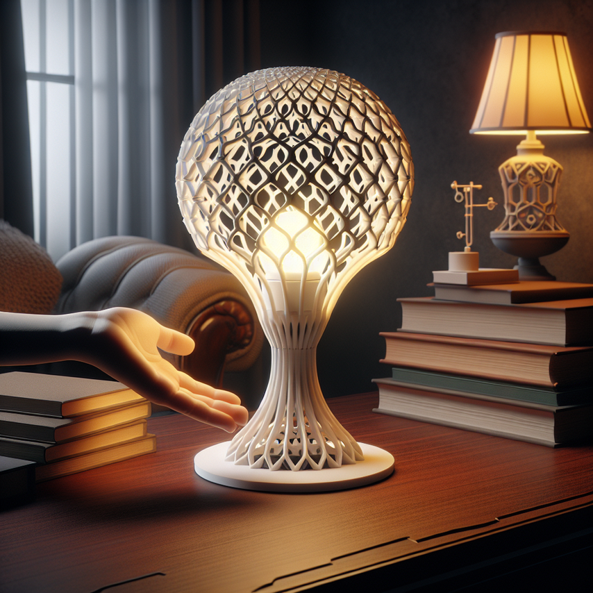 Enchanting 3D-Printed Lattice Lamp