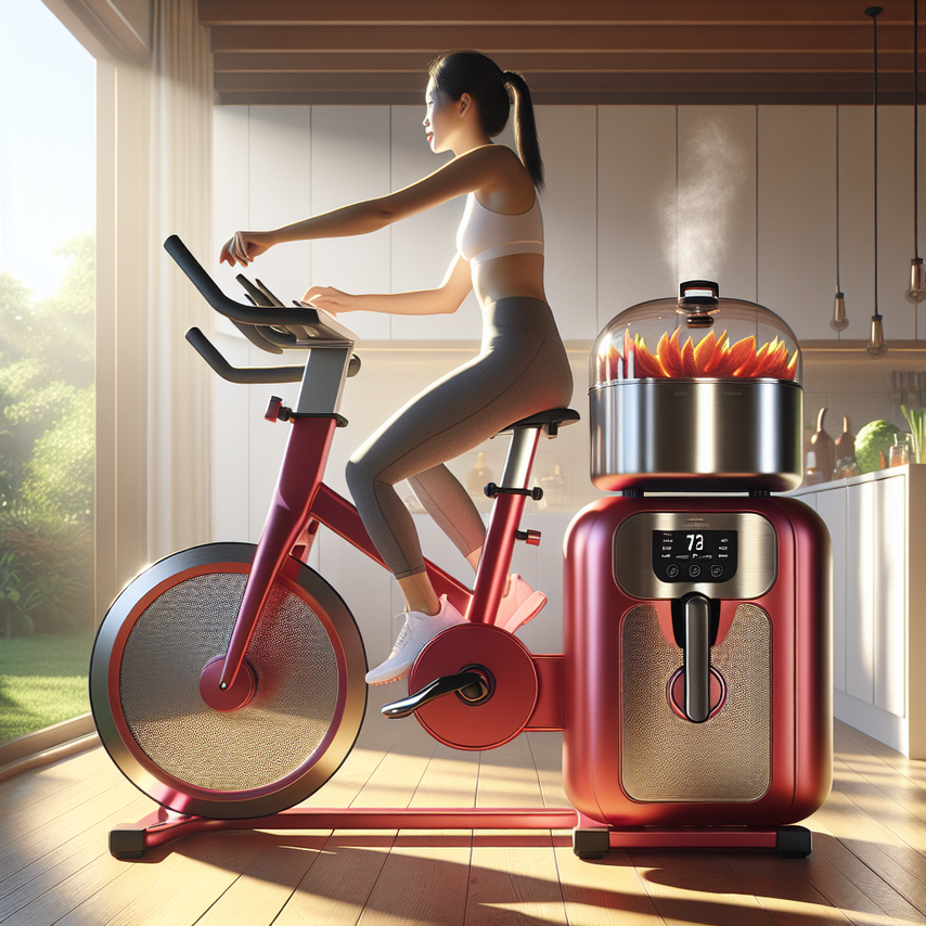 Pedal-Powered Cooking: Bike Fryer