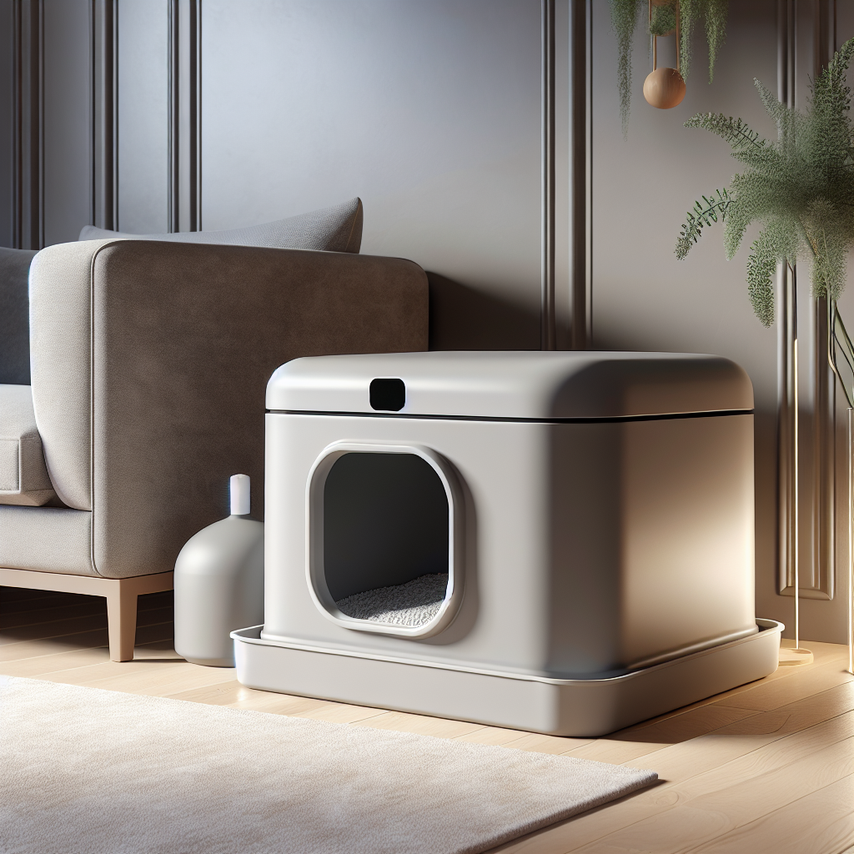 Smart Self-Cleaning Pet Litter Box