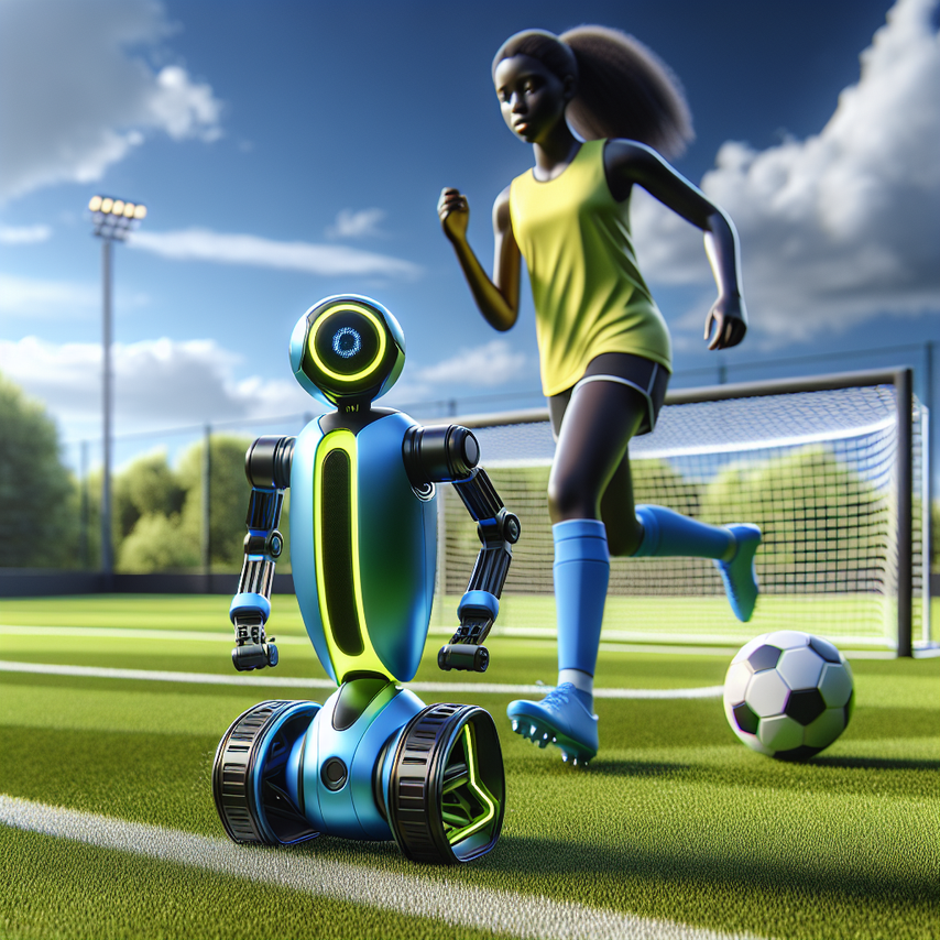 DribbleBot AI Football Training Robot