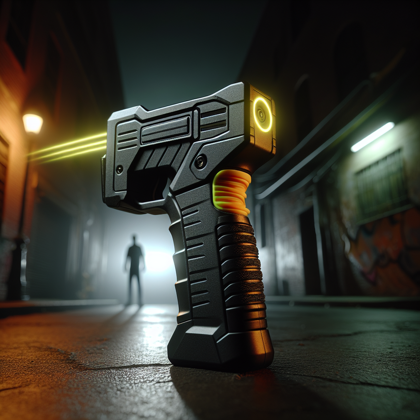 Sleek Self-Defense Taser Gun