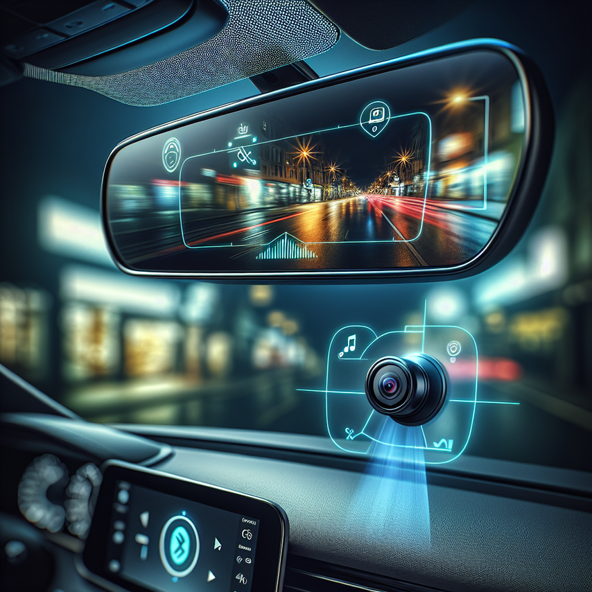 Smart Rearview Mirror Gadgets