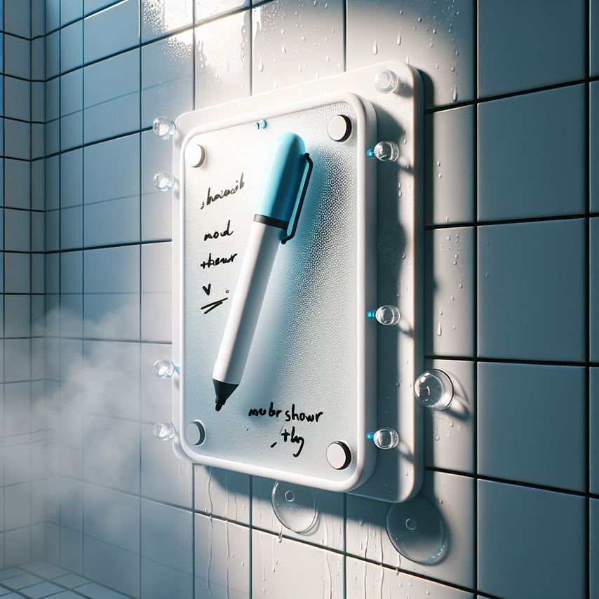 Capture Thoughts with Shower Jot