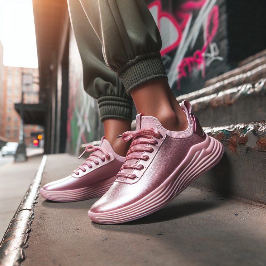 Sneaky Pink: Bold Streetwear Sneakers