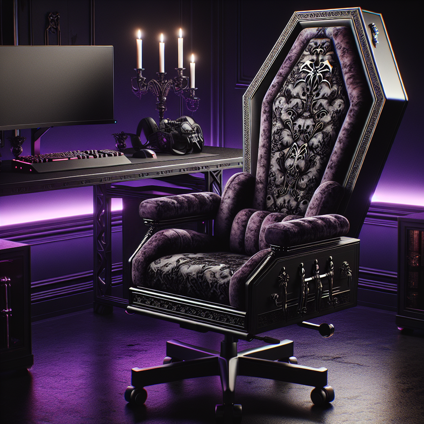 Gothic Elegance Gaming Chair