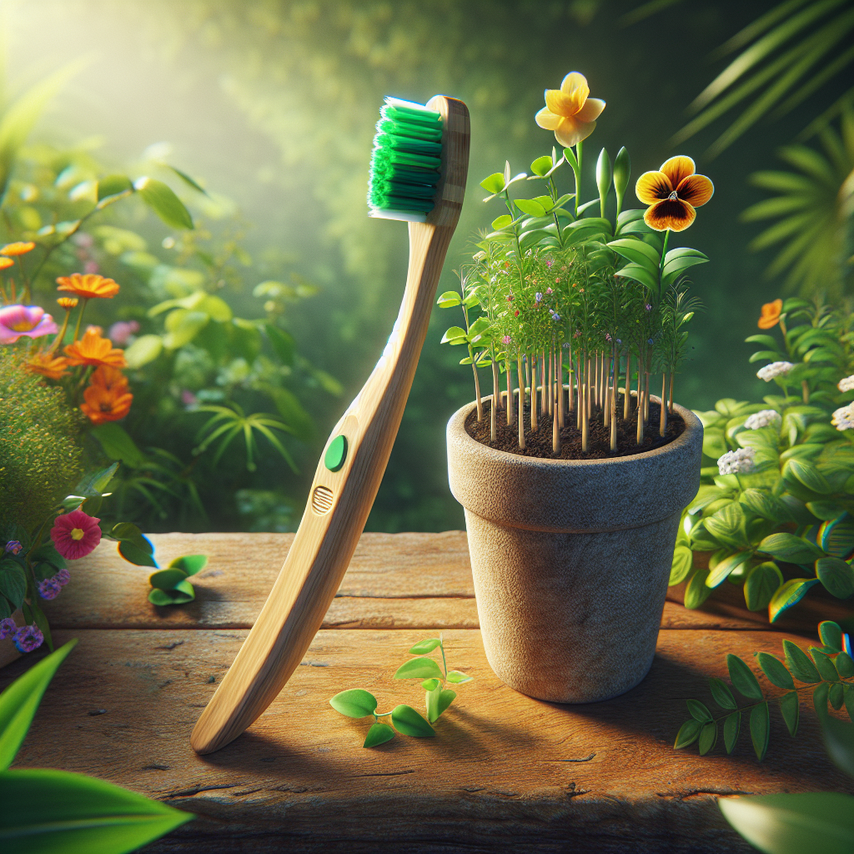 Eco-Friendly BloomBrush: Sustainable Toothbrush