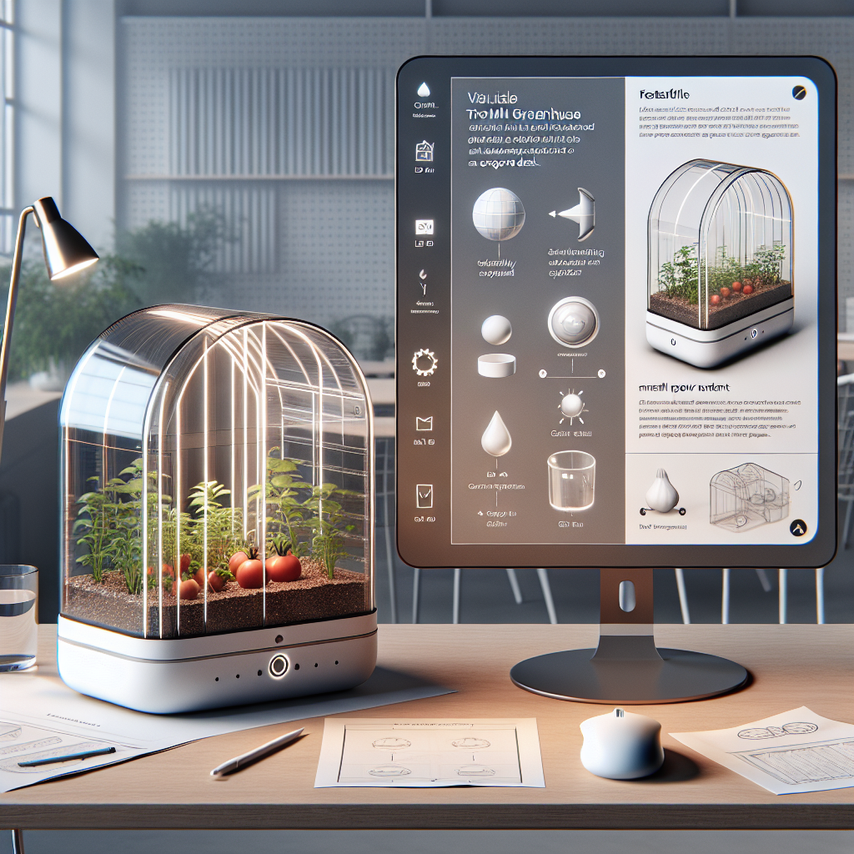 Compact Desktop Mini Greenhouse