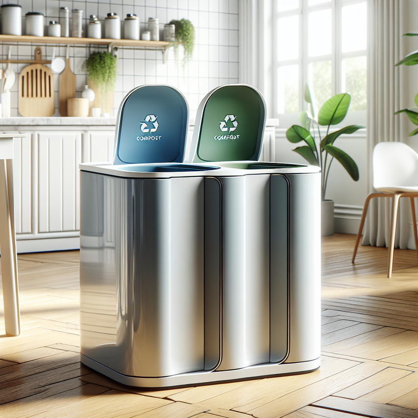 SmartSort Trash Can: Eco-Friendly Innovation