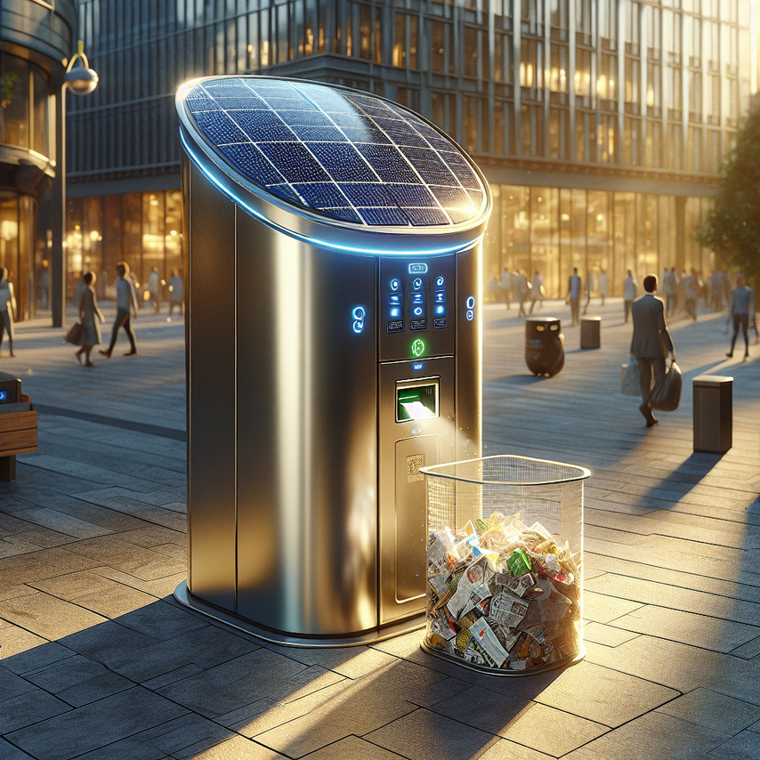 Auto Trash: Solar-Powered Smart Bin