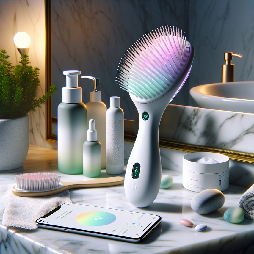 Smart Hairbrush: Style Meets Technology