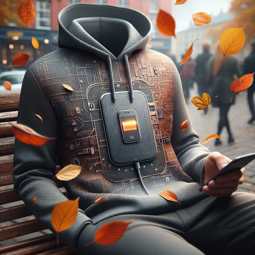 ChargeWear: Tech-Savvy Fashionable Hoodie