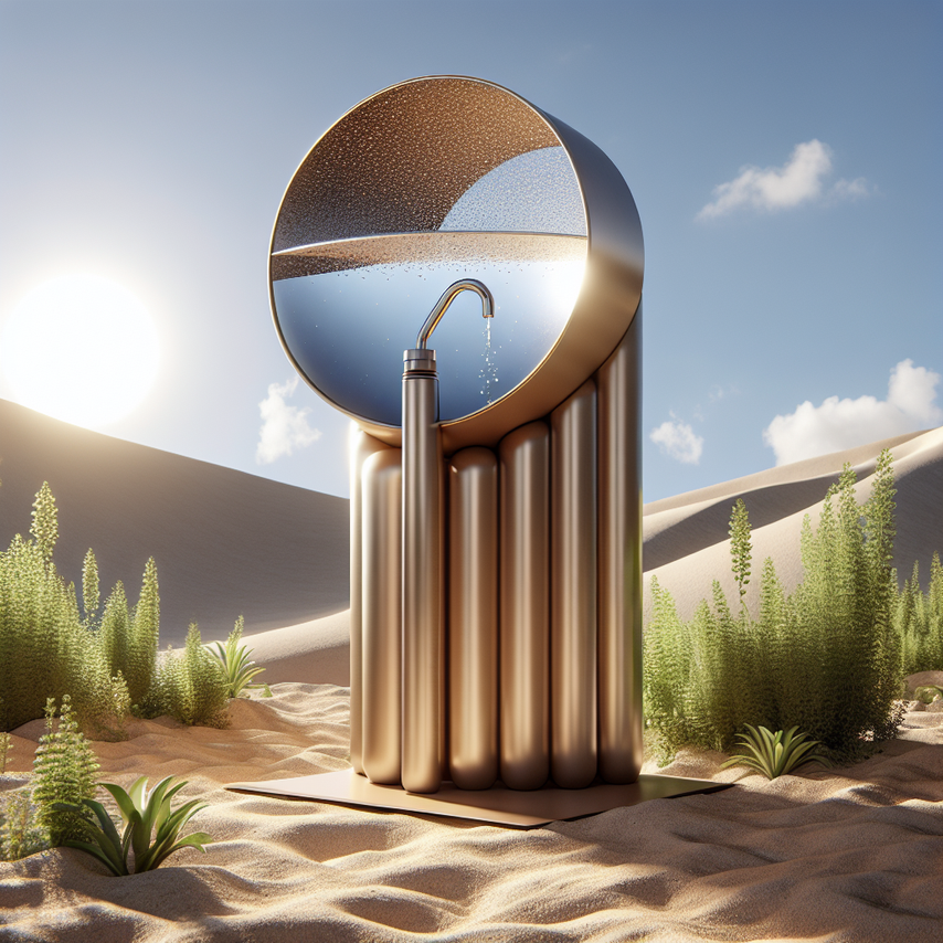 Suntears Solar Desalination Device