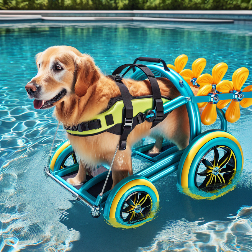 HydroWheel Cart: Sea-Friendly Pet Aid